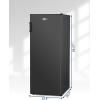 imageBLACKDECKER 17 Cu Ft Convertible Freezer Refrigerator Upright Freezer with Glass Shelves ENERGY STAR rated Frost Free BUC1700XS Stainless LookBlack