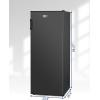 imageBLACKDECKER 17 Cu Ft Convertible Freezer Refrigerator Upright Freezer with Glass Shelves ENERGY STAR rated Frost Free BUC1700XS Stainless LookBlack