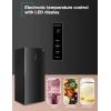 imageBLACKDECKER 17 Cu Ft Convertible Freezer Refrigerator Upright Freezer with Glass Shelves ENERGY STAR rated Frost Free BUC1700XS Stainless LookBlack