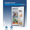 imageBLACKDECKER 17 Cu Ft Convertible Freezer Refrigerator Upright Freezer with Glass Shelves ENERGY STAR rated Frost Free BUC1700XS Stainless LookBlack
