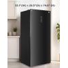 imageBLACKDECKER 17 Cu Ft Convertible Freezer Refrigerator Upright Freezer with Glass Shelves ENERGY STAR rated Frost Free BUC1700XS Stainless LookBlack