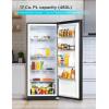 imageBLACKDECKER 17 Cu Ft Convertible Freezer Refrigerator Upright Freezer with Glass Shelves ENERGY STAR rated Frost Free BUC1700XS Stainless LookBlack
