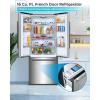 imageBLACKDECKER 17 Cu Ft Convertible Freezer Refrigerator Upright Freezer with Glass Shelves ENERGY STAR rated Frost Free BUC1700XS Stainless LookStainless Steel Look