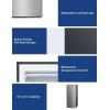 imageBLACKDECKER 17 Cu Ft Convertible Freezer Refrigerator Upright Freezer with Glass Shelves ENERGY STAR rated Frost Free BUC1700XS Stainless LookStainless Steel Look