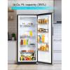 imageBLACKDECKER 17 Cu Ft Convertible Freezer Refrigerator Upright Freezer with Glass Shelves ENERGY STAR rated Frost Free BUC1700XS Stainless LookStainless Steel Look