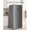 imageBLACKDECKER 17 Cu Ft Convertible Freezer Refrigerator Upright Freezer with Glass Shelves ENERGY STAR rated Frost Free BUC1700XS Stainless LookStainless Steel Look