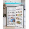 imageBLACKDECKER 17 Cu Ft Convertible Freezer Refrigerator Upright Freezer with Glass Shelves ENERGY STAR rated Frost Free BUC1700XS Stainless LookStainless Steel Look