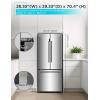 imageBLACKDECKER 17 Cu Ft Convertible Freezer Refrigerator Upright Freezer with Glass Shelves ENERGY STAR rated Frost Free BUC1700XS Stainless LookStainless Steel Look