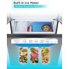 imageBLACKDECKER 17 Cu Ft Convertible Freezer Refrigerator Upright Freezer with Glass Shelves ENERGY STAR rated Frost Free BUC1700XS Stainless LookStainless Steel Look