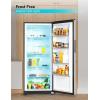 imageBLACKDECKER 17 Cu Ft Convertible Freezer Refrigerator Upright Freezer with Glass Shelves ENERGY STAR rated Frost Free BUC1700XS Stainless LookStainless Steel Look