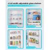 imageBLACKDECKER 17 Cu Ft Convertible Freezer Refrigerator Upright Freezer with Glass Shelves ENERGY STAR rated Frost Free BUC1700XS Stainless LookStainless Steel Look