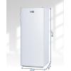 imageBLACKDECKER 17 Cu Ft Convertible Freezer Refrigerator Upright Freezer with Glass Shelves ENERGY STAR rated Frost Free BUC1700XS Stainless LookWhite