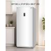 imageBLACKDECKER 17 Cu Ft Convertible Freezer Refrigerator Upright Freezer with Glass Shelves ENERGY STAR rated Frost Free BUC1700XS Stainless LookWhite