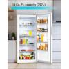 imageBLACKDECKER 17 Cu Ft Convertible Freezer Refrigerator Upright Freezer with Glass Shelves ENERGY STAR rated Frost Free BUC1700XS Stainless LookWhite
