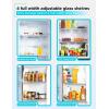 imageBLACKDECKER 17 Cu Ft Convertible Freezer Refrigerator Upright Freezer with Glass Shelves ENERGY STAR rated Frost Free BUC1700XS Stainless LookWhite