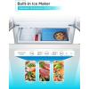 imageBLACKDECKER 17 Cu Ft Convertible Freezer Refrigerator Upright Freezer with Glass Shelves ENERGY STAR rated Frost Free BUC1700XS Stainless LookWhite