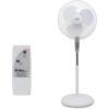 imageBLACKDECKER 18Inch Stand Fan with Pedestal Base Height Adjustable Pedestal Fan with Remote and Touch Control Panel Free Standing Fan with 90Degree Oscillating and 3Speed Settings BlackWhite