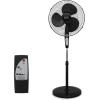 imageBLACKDECKER 18Inch Stand Fan with Pedestal Base Height Adjustable Pedestal Fan with Remote and Touch Control Panel Free Standing Fan with 90Degree Oscillating and 3Speed Settings BlackBlack
