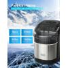 imageBLACKDECKER 26 lb Capacity Ice MakerStainless Steel  Black