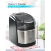 imageBLACKDECKER 26 lb Capacity Ice MakerStainless Steel  Black