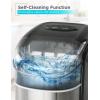 imageBLACKDECKER 26 lb Capacity Ice MakerStainless Steel  Black