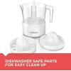imageBLACKDECKER 32oz Electric Citrus Juicer CJ625 Pressure Activated Adjustable Pulp Control DishwasherSafeSmall