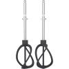 imageBLACKDECKER 5 Speed Electric Hand Held Mixer HELIX beaters Whisk and Dough Hook Attachments Turbo Boost SnapOn Storage CaseTeal
