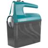 imageBLACKDECKER 5 Speed Electric Hand Held Mixer HELIX beaters Whisk and Dough Hook Attachments Turbo Boost SnapOn Storage CaseTeal