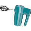 imageBLACKDECKER 5 Speed Electric Hand Held Mixer HELIX beaters Whisk and Dough Hook Attachments Turbo Boost SnapOn Storage CaseTeal