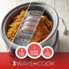 imageBLACKDECKER 7Quart Digital Slow Cooker SCD7007SSD Temperature Probe SousVide Locking Lid Removable Stoneware CrockDeluxe Slow Cooker