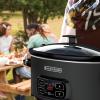 imageBLACKDECKER 7Quart Digital Slow Cooker SCD7007SSD Temperature Probe SousVide Locking Lid Removable Stoneware CrockStandard Slow Cooker