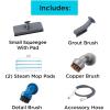 imageBLACKDECKER 7in1 Steam Mop with SteamGlove Handheld Steamer HSMC1361SGP5in1 Steam Mop