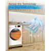 imageBLACKDECKER 80 Cu Ft Electric Front Load Dryer with Steam Clothes Dryer with LED Display 12 Cycle Selections ENERGY STAR 240V Machine Requires Professional Installation BFLD80ME White8 Cu Ft