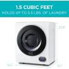 imageBLACKDECKER 80 Cu Ft Electric Front Load Dryer with Steam Clothes Dryer with LED Display 12 Cycle Selections ENERGY STAR 240V Machine Requires Professional Installation BFLD80ME White15 Cu Ft