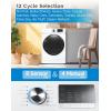 imageBLACKDECKER 80 Cu Ft Electric Front Load Dryer with Steam Clothes Dryer with LED Display 12 Cycle Selections ENERGY STAR 240V Machine Requires Professional Installation BFLD80ME White8 Cu Ft