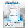 imageBLACKDECKER 80 Cu Ft Electric Front Load Dryer with Steam Clothes Dryer with LED Display 12 Cycle Selections ENERGY STAR 240V Machine Requires Professional Installation BFLD80ME White7 Cu Ft