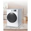imageBLACKDECKER 80 Cu Ft Electric Front Load Dryer with Steam Clothes Dryer with LED Display 12 Cycle Selections ENERGY STAR 240V Machine Requires Professional Installation BFLD80ME White8 Cu Ft