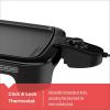 imageBLACKDECKER 8Serving Electric Griddle GD2051B NonStick Cooking Surface Warming Tray Removable Drip Tray Family SizedGriddle