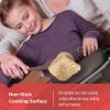 imageBLACKDECKER 8Serving Electric Griddle GD2051B NonStick Cooking Surface Warming Tray Removable Drip Tray Family SizedGriddle
