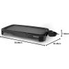 imageBLACKDECKER 8Serving Electric Griddle GD2051B NonStick Cooking Surface Warming Tray Removable Drip Tray Family SizedGriddle