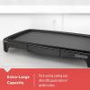 imageBLACKDECKER 8Serving Electric Griddle GD2051B NonStick Cooking Surface Warming Tray Removable Drip Tray Family SizedGriddle