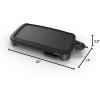 imageBLACKDECKER 8Serving Electric Griddle GD2051B NonStick Cooking Surface Warming Tray Removable Drip Tray Family SizedGriddle with Warming Tray