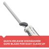 imageBLACKDECKER 9 inch Electric Carving Knife Comfort Grip Handle ampamp Safety Lock Button Stainless Steel Blades and Dishwasher Safe Parts Corded WhiteWhite