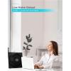 imageBLACKDECKER 9Inch Frameless Box Fan Freestanding Desk Fan with 3Speed Settings Portable Fan for Home Office or Garage BFB09W WhiteBlack