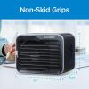 imageBLACKDECKER 9Inch Frameless Box Fan Freestanding Desk Fan with 3Speed Settings Portable Fan for Home Office or Garage BFB09W WhiteBlack