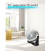 imageBLACKDECKER 9Inch Frameless Box Fan Freestanding Desk Fan with 3Speed Settings Portable Fan for Home Office or Garage BFB09W WhiteBlackWhite