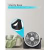 imageBLACKDECKER 9Inch Frameless Box Fan Freestanding Desk Fan with 3Speed Settings Portable Fan for Home Office or Garage BFB09W WhiteBlackWhite