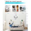 imageBLACKDECKER 9Inch Frameless Box Fan Freestanding Desk Fan with 3Speed Settings Portable Fan for Home Office or Garage BFB09W WhiteWhite