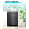imageBLACKDECKER BCD6W 6 Place Setting ENERGY STAR Portable Compact Countertop DishwasherBlack