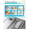 imageBLACKDECKER BCD6W 6 Place Setting ENERGY STAR Portable Compact Countertop DishwasherStainless Steel